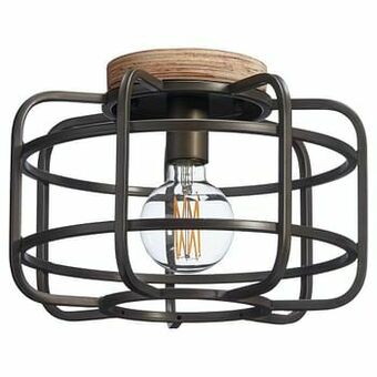 Kwantum Plafondlamp Wood Zwart aanbieding