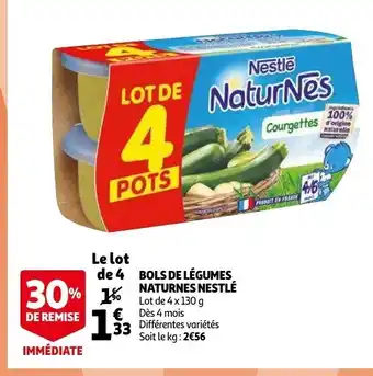 Nestle Naturnes Bols de Legumes 4.130g
