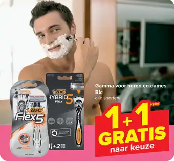 Carrefour Gamma voor heren en dames Bic aanbieding