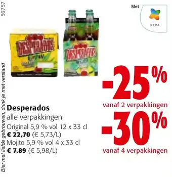 Colruyt Desperados 12x33 cl aanbieding