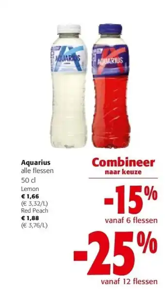 Colruyt Aquarius alle flessen 50 cl aanbieding