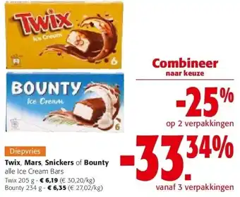 Colruyt Twix 205 g aanbieding