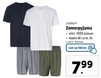 Lidl LIVERGY Zomerpyjama aanbieding