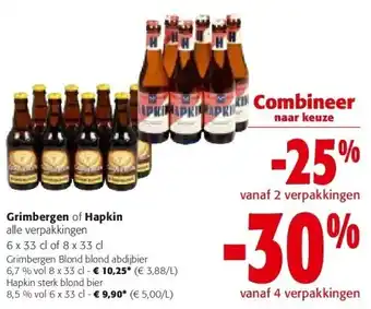 Colruyt Grimbergen Blond blond abdijbier aanbieding