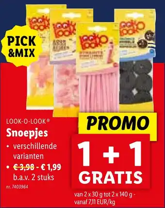 Lidl LOOK-O-LOOK Snoepjes aanbieding