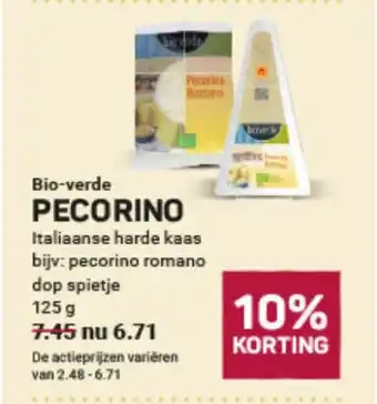 Ekoplaza Bio verde PECORINO aanbieding