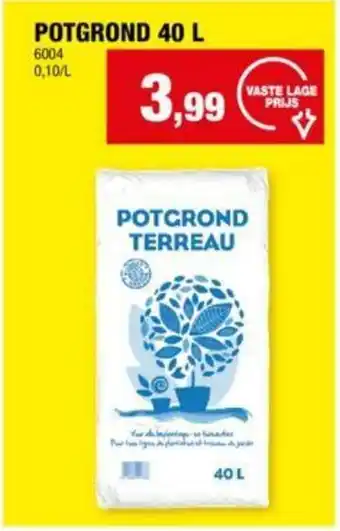 Hubo POTGROND 40 L aanbieding