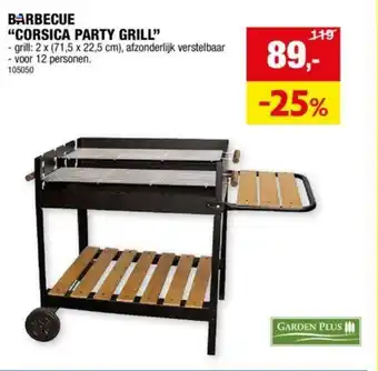 Hubo BARBECUE "CORSICA PARTY GRILL" aanbieding