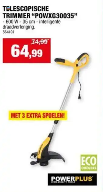 Hubo TELESCOPISCHE TRIMMER "POWXG30035'' aanbieding