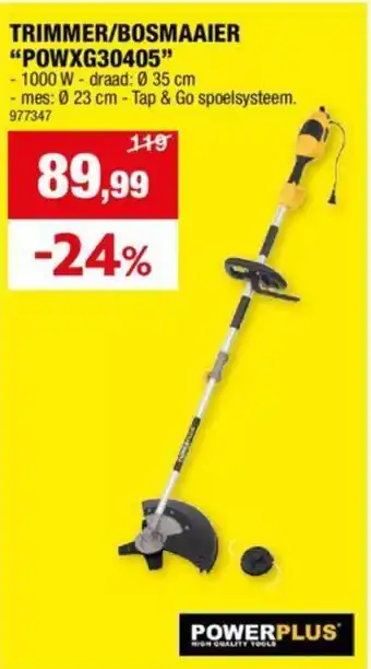 Hubo TRIMMER/BOSMAAIER “POWXG30405” aanbieding