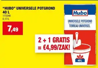 Hubo "HUBO" UNIVERSELE POTGROND 40L aanbieding