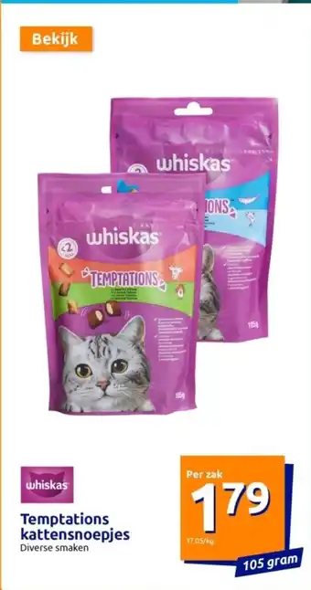 whiskas Temptations kattensnoepjes
