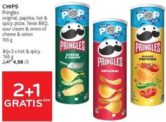 Alvo CHIPS Pringles aanbieding