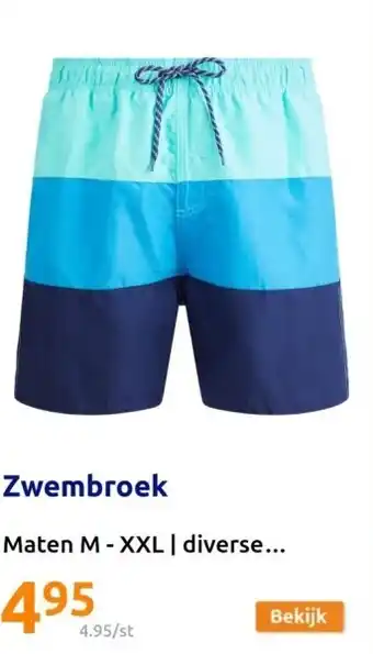 Action Zwembroek aanbieding