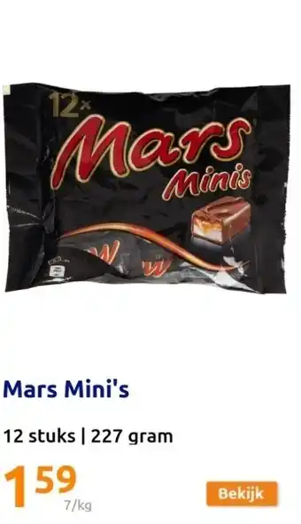 Action Mars Mini's aanbieding