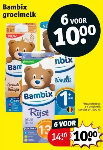 Kruidvat Bambix groeimelk aanbieding