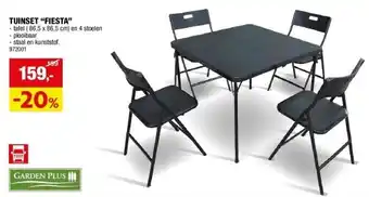 Hubo TUINSET “FIESTA” aanbieding