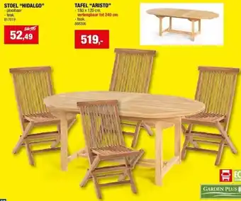 Hubo STOEL “HIDALGO” aanbieding