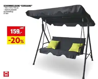 Hubo SCHOMMELBANK “CORSIANO” aanbieding