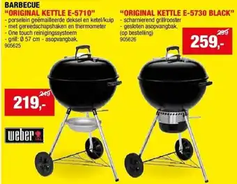 Hubo BARBECUE “ORIGINAL KETTLE E-5710” aanbieding