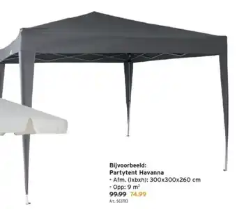 GAMMA Partytent Havanna aanbieding