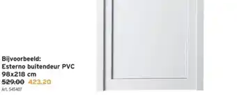 GAMMA Esterno buitendeur PVC 98x218 cm aanbieding