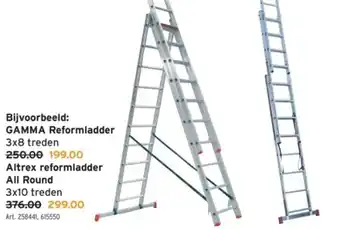 GAMMA GAMMA Reformladder 3x8 treden aanbieding