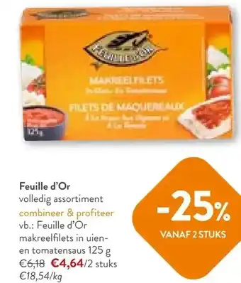 OKay Feuille d'Or volledig assortiment aanbieding