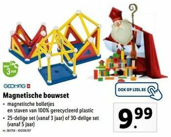Lidl Magnetische bouwset aanbieding