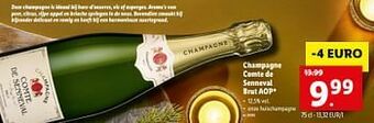 Champagne comte de senneval brut aop