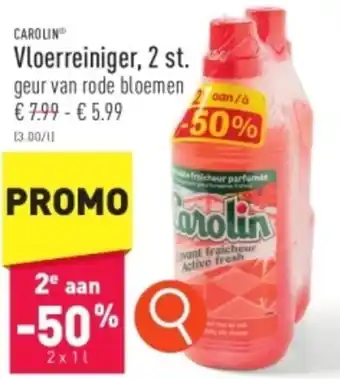 ALDI CAROLIN Vloerreiniger, 2 x 1L aanbieding