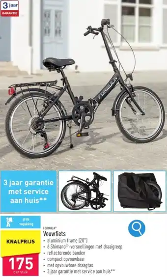 ALDI FORMULA Vouwfiets aanbieding