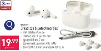 ALDI MAGINON Draadloze bluetoothoortjes aanbieding