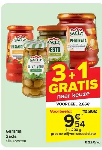 Carrefour Gamma Sacla aanbieding