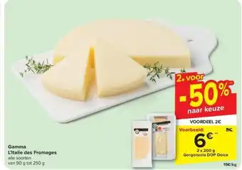 Carrefour Gamma L’Italie des Fromages aanbieding