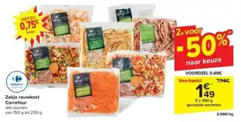Carrefour Zakje rauwkost aanbieding