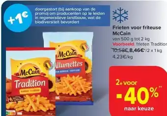 Carrefour Frieten voor friteuse McCain aanbieding