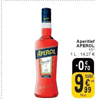 Cora Aperitief APEROL aanbieding