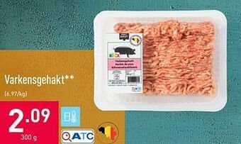 ALDI Varkensgehakt aanbieding