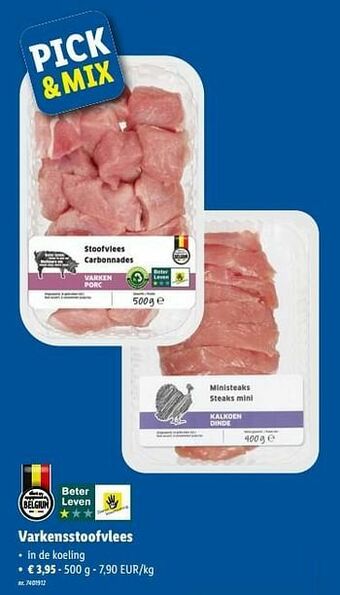 Lidl Varkensstoofvlees aanbieding