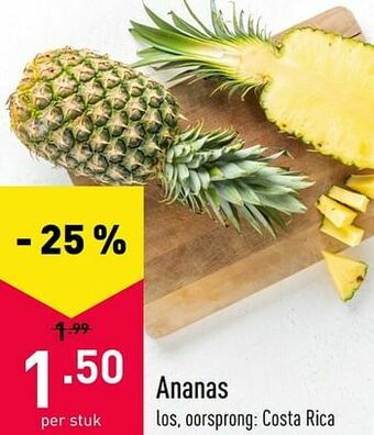 ALDI Ananas aanbieding