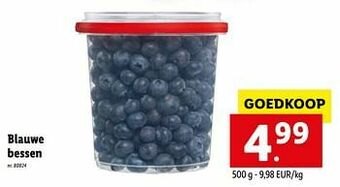 Lidl Blauwe bessen aanbieding