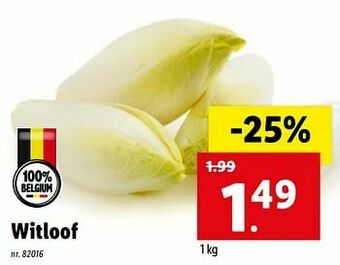 Lidl Witloof aanbieding