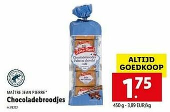 Lidl Chocoladebroodjes aanbieding
