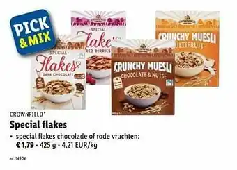 Lidl special flakes chocolade of rode vruchten aanbieding