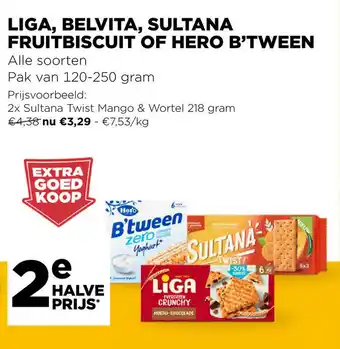 Liga, Belvita, Sultana Fruitbiscuit of Hero B'tween