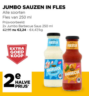 Jumbo Jumbo Sauzen in Fles aanbieding