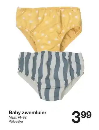 Zeeman Baby zwemluier aanbieding