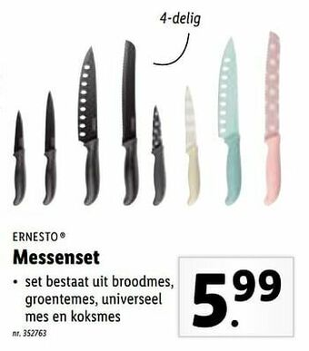Lidl Messenset aanbieding