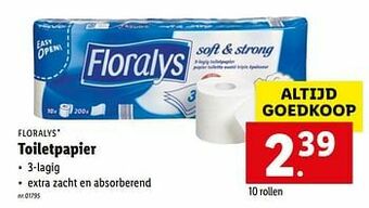 Lidl Toiletpapier aanbieding
